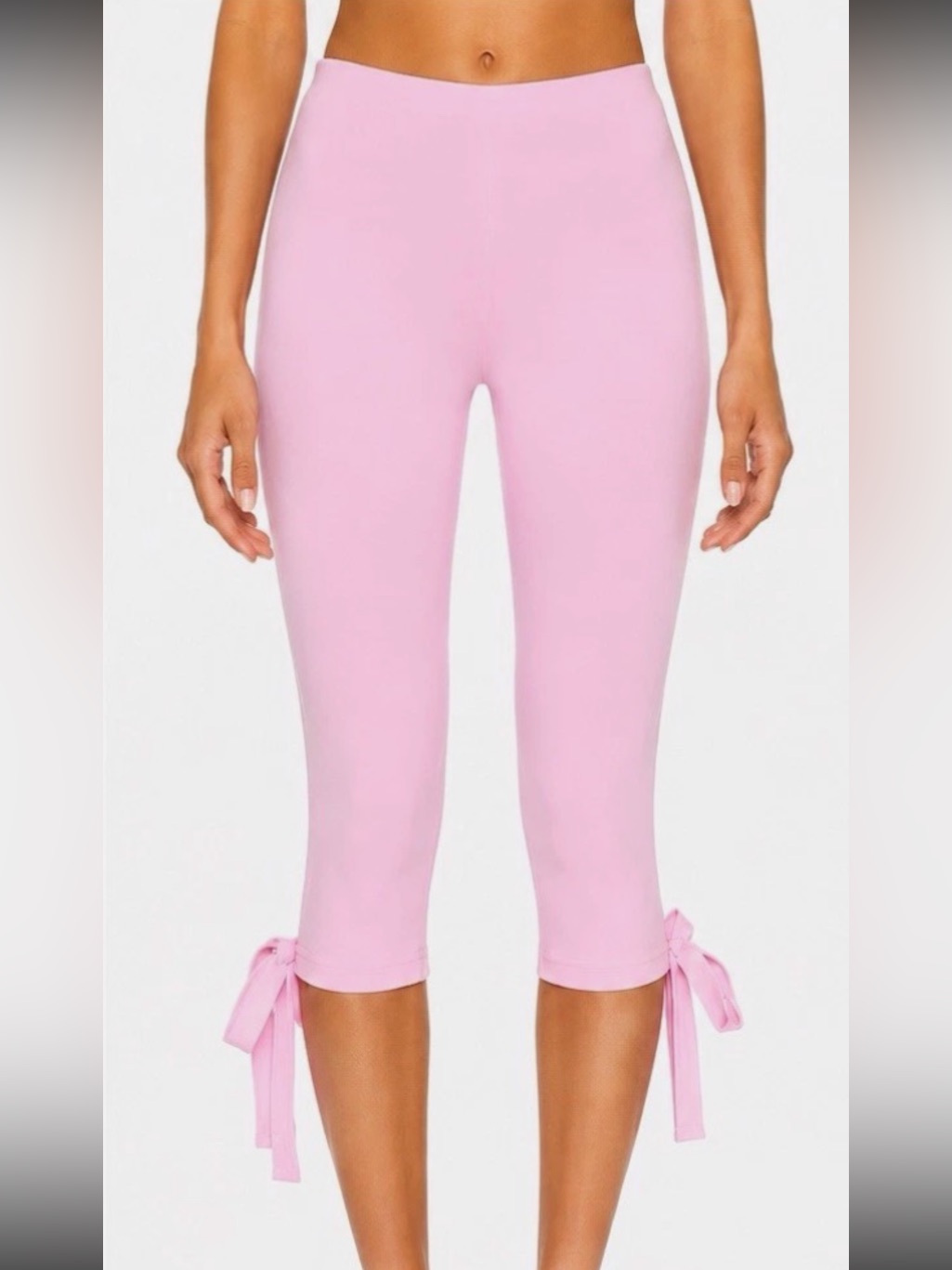 Miaou Emma Capri Xxs New With Tags Tie-Hem Capri Leggings